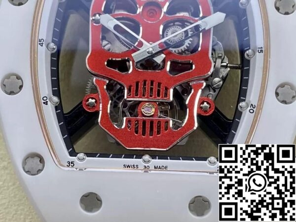 5 64 280f427b c76c 4b5b b76c d1890dfc3240 Richard Mille RM52-01 1:1 Best Edition YS Factory Tourbillon Keramično ohišje Gumijasti trak