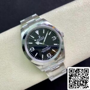 Rolex Explorer M214270-0003 39MM 1:1 Best Edition AR Factory Μαύρο καντράν