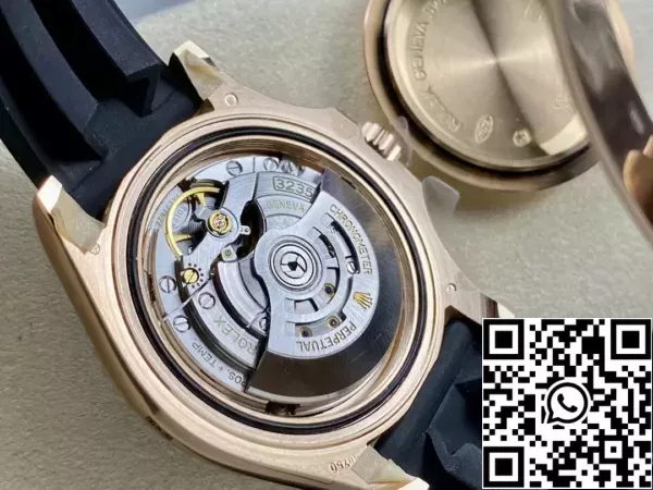 511fe707d5314ed Rolex Yacht-Master 40 черный циферблат розовое золото M126655-0002 1:1 Лучшее издание AR заводской противовес версии