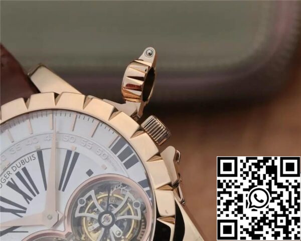 6 102 d7c068ad ffe1 4b79 92cd 96b0f5aba28e Roger Dubuis Excalibur RDDBEX0249 1:1 Best Edition JB Factory Tourbillon valkoinen kellotaulu