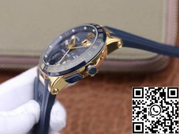 6 124 a67a5565 98b3 44a1 9d35 117881e23e8e Ulysse Nardin El Toro 322-00-3/BQ Relógios mecânicos com calendário GMT e tudo a funcionar 1:1 Best Edition Swiss UN-32