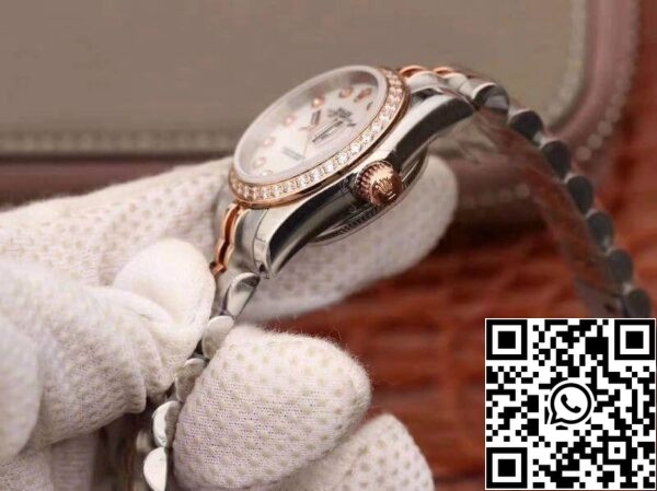 6 127 6fc4fd11 e34e 4947 82fc 07c31c239f92 Rolex Lady Datejust 28MM 1:1 Лучшее издание швейцарский оригинал импортируется NH05 механизм белая эмаль циферблат