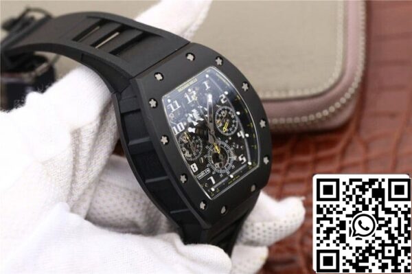 6 132 6eb6513f 90a3 4974 97b9 d22c7eeb02c3 リシャールミル RM-011 1:1 ベストエディション KVファクトリー ブラックストラップ