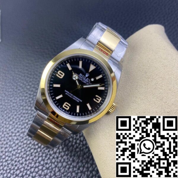 6 33 FE681041 2A2A 4BEE A9D8 E62CF2303EEC 롤렉스 익스플로러 M124273-0001 1:1 베스트 에디션 EW 팩토리 옐로우 골드