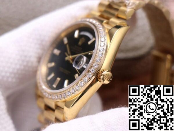 6 56 f0c291b1 b020 4ea4 a7f0 0eac1b2e964c Rolex Day Date M228348RBR-0001 1:1 Best Edition EW Factory Quadrante Nero