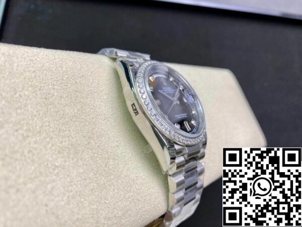 6 59 85F89A7B D7C8 4EF2 B326 4B2286E4AA64 롤렉스 데이 데이트 118346 36MM 1:1 베스트 에디션 EW 팩토리 블랙 다이얼
