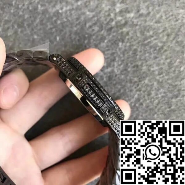 6 5 1c274329 081f 42db a9c7 5fedcf62980c パテックフィリップノーチラス5719/10G-010 1:1ベストエディションPPFファクトリーフルダイヤモンドブラックダイヤル