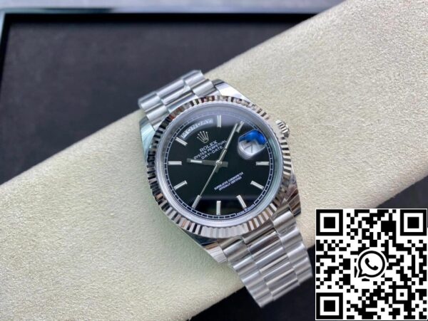 6 60 a9614e50 56d8 4f62 a348 4528c67410c4 Rolex Day Date M228236-0003 1:1 Best Edition EW Factory Esfera negra