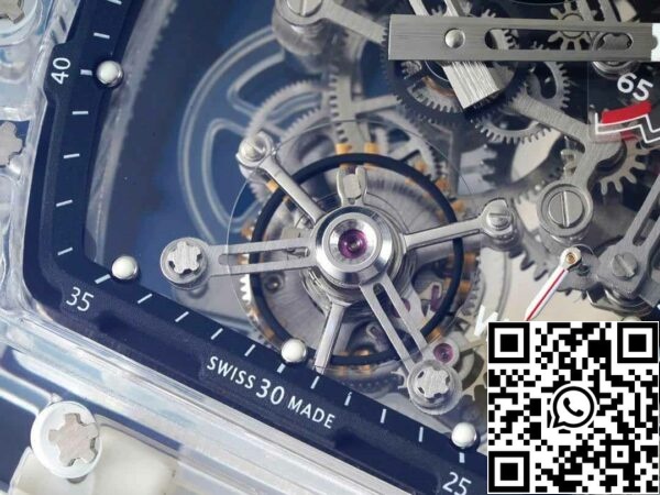6 71 374ba61b b716 4bd9 9944 5f4abaf7dcdf Richard Mille RM 56-01 Tourbillon 1:1 Best Edition RM Factory Transparent Skeleton Dial