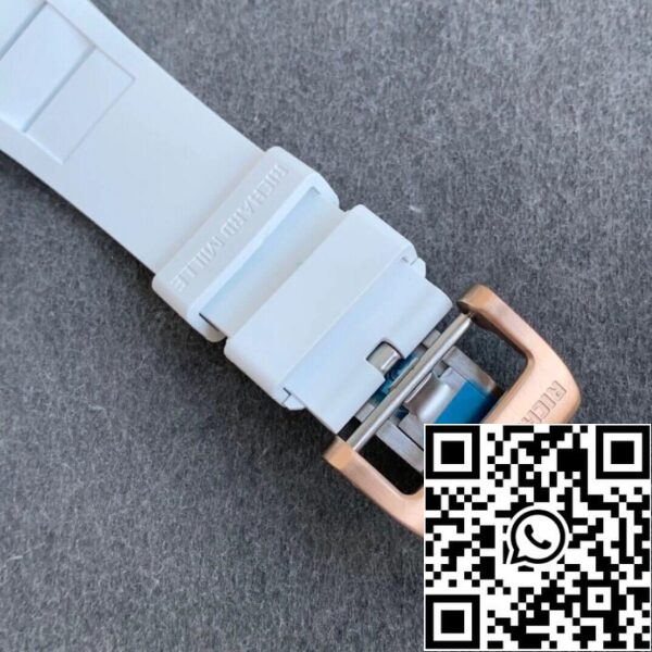 7 119 02bda2ce 7fee 4ac4 89ce 280e022db89f リシャール・ミル RM11 1:1 ベスト・エディション KVファクトリー ローズゴールド ホワイトストラップ