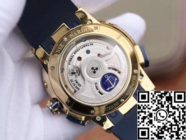 7 123 36d2ac7b 1a39 4dde b2e6 0f6888556445 Ulysse Nardin El Toro 322-00-3/BQ Relógios mecânicos com calendário GMT e tudo a funcionar 1:1 Best Edition Swiss UN-32