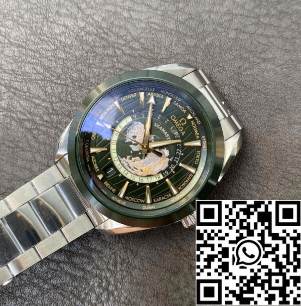 7 42 23ed4897 c064 40f8 8d96 100119ee1650 鱗オメガシーマスター220.30.43.22.10.001 1:1 Best Edition VS Factory Green Dial