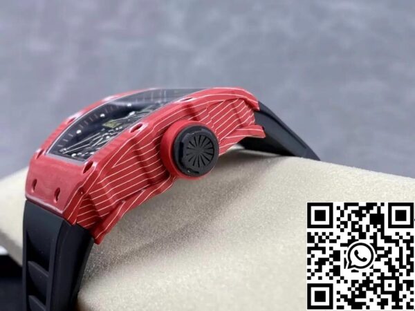 7 60 ad443b43 85c4 4cc7 a404 adc55911bab2 Richard Mille RM35-02 1:1 Best Edition T+ Factory Корпус из красного углеродного волокна NTPT с черным ремешком