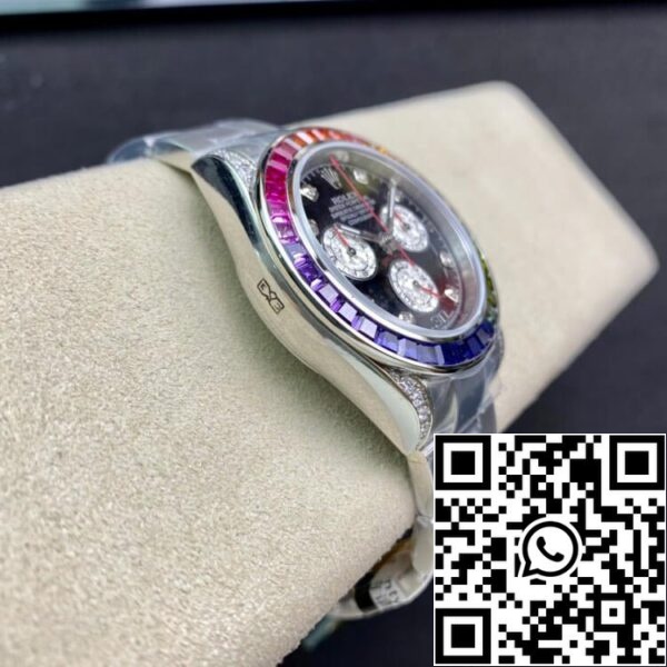 7 9 3f8a709c d0e0 4b53 96aa 0ea87d2195f3 Rolex Daytona 116599 RBOW 1:1 Best Edition TW Factory Μαύρο καντράν