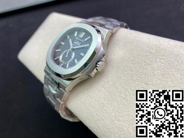 8 27 f48d230b 4f3d 40da b607 53d6cbc7672d Patek Philippe Nautilus 5726/1A-001 1:1 Best Edition PPF Factory Mostrador cinzento