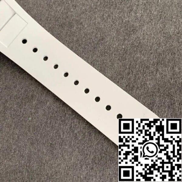 8 55 5b1b60bd c579 46d8 957f 554020f3d8f1 Richard Mille RM-011 1:1 베스트 에디션 KV 팩토리 세라믹 화이트 러버 스트랩