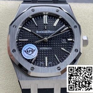 オーデマ・ピゲ ロイヤルオーク 15400 1:1 ベストエディション APSファクトリー ブラックラバーストラップ