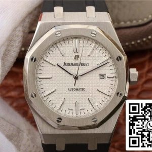 オーデマピゲ、ロイヤルオーク15400 JFファクトリー1:1ベスト版スイスETA3120ホワイトダイヤル