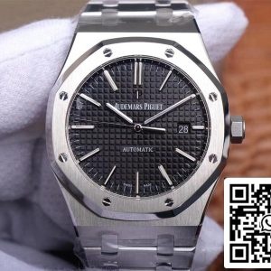 Audemars Piguet Royal Oak 15400ST.OO.1220ST.01 1:1 Best Edition ZF Factory Black Dial Swiss ETA3120
