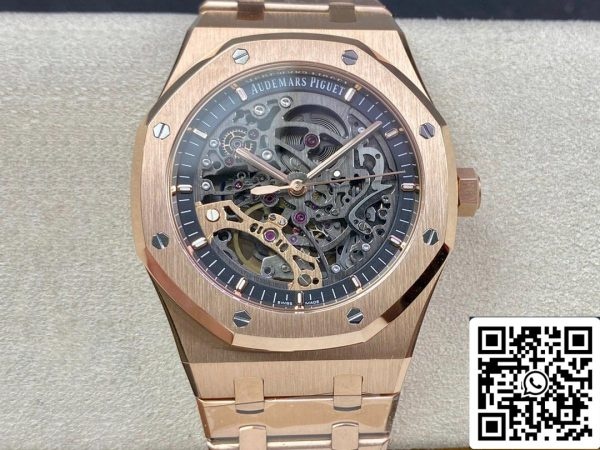 オーデマピゲ15407OR OO 1220OR 01 1:1ベスト版APSファクトリーダークグレーダイヤルEUの時計店8715オーデマピゲロイヤルオーク15407OR.OO.1220OR.01 1:1ベスト版APSファクトリーダークグレーダイヤル