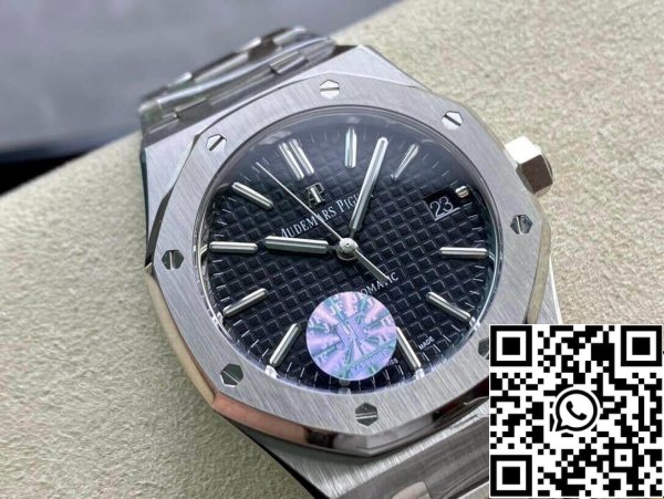 Audemars Piguet Royal Oak 15450 1 1 Najboljša izdaja JF Factory Black Dial EU Watch Store 2557 Audemars Piguet Royal Oak 15450 1:1 Najboljša izdaja JF Factory Black Dial