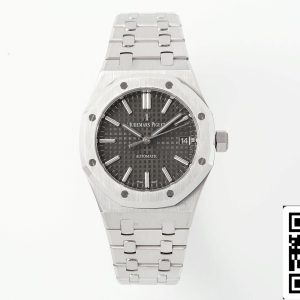Audemars Piguet Royal Oak 15450ST.OO.1256ST.02 1:1 Best Edition APS Factory Quadrante grigio rutenio