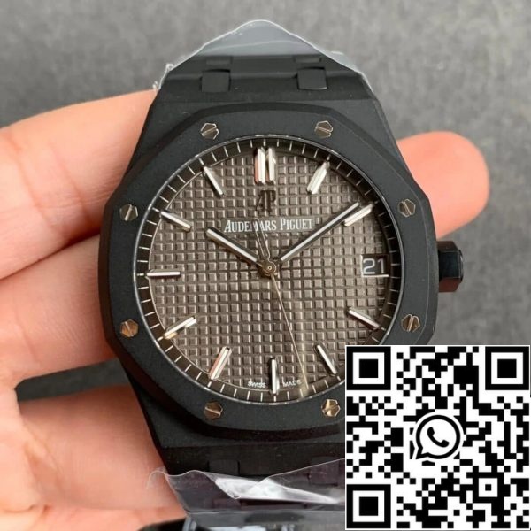 Audemars Piguet Royal Oak 15500 DLC Carbon Best Edition ZF Factory Harmaa Dial EU Watch Store 7476 Audemars Piguet Royal Oak 15500 DLC Carbon Best Edition ZF Factory Harmaa Dial