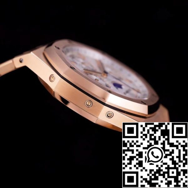 オーデマピゲロイヤルオーク26574OR OO 1220OR 01 1:1ベスト版APSファクトリーホワイトダイヤルEUの時計店9270オーデマピゲロイヤルオーク26574OR.OO.1220OR.01 1:1ベスト版APSファクトリーホワイトダイヤル