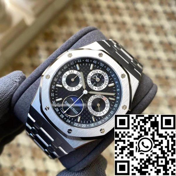 أوديمار بيجيه رويال أوك 26597PT OO 1220PT 01 1 1 1 أفضل إصدار APS Factory Black Dial EU Watch Store 657 أوديمار بيجيه رويال أوك 26597PT.OO.1220PT.01 1:1 أفضل إصدار APS Factory Black Dial