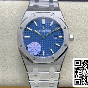 Audemars Piguet Royal Oak 67650ST.OO.1261ST.01 1:1 Best Edition JF Factory Blue Dial Swiss Quartz