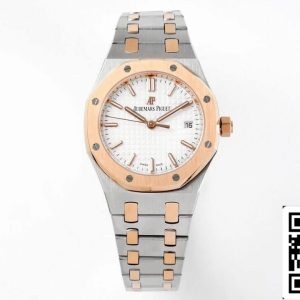 Audemars Piguet Royal Oak 77350SR.OO.1261SR.01 1:1 Best Edition 8F Factory sølvfarvet urskive