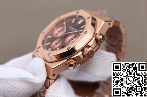 Audemars Piguet Royal Oak Chronograph 26331OR OO 1220OR 02 1 1 Najboljša izdaja OM Factory Rose Gold EU Watch Store 3076 Audemars Piguet Royal Oak Chronograph 26331OR.OO.1220OR.02 1:1 Najboljša izdaja OM Factory Rose Gold