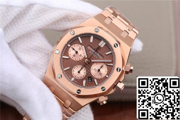 Audemars Piguet Royal Oak Chronograph 26331OR OO 1220OR 02 1 1 Najboljša izdaja OM Factory Rose Gold EU Watch Store 3268 Audemars Piguet Royal Oak Chronograph 26331OR.OO.1220OR.02 1:1 Najboljša izdaja OM Factory Rose Gold