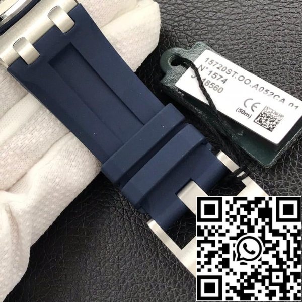 Audemars Piguet Royal Oak Offshore 15720ST OO A027CA 01 1 1 Лучший выпуск BF Factory Blue Dial EU Watch Store 7738 Audemars Piguet Royal Oak Offshore 15720ST.OO.A027CA.01 1:1 Лучший выпуск BF Factory Blue Dial