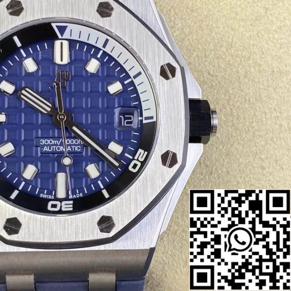 Audemars Piguet Royal Oak Offshore 15720ST OO A027CA 01 1 1 Best Edition ZF Factory Quadrante Blu EU Watch Store 3881 Audemars Piguet Royal Oak Offshore 15720ST.OO.A027CA.01 1:1 Best Edition ZF Factory Quadrante Blu