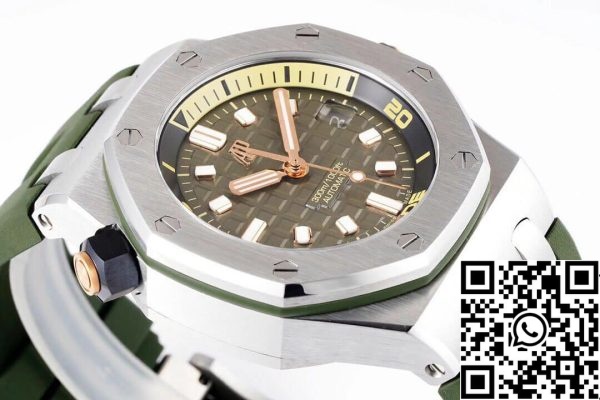 Audemars Piguet Royal Oak Offshore 15720ST OO A052CA 01 1 1 Best Edition ZF Factory vihreä kellotaulu EU Watch Store 6039 Audemars Piguet Royal Oak Offshore 15720ST.OO.A052CA.01 1:1 Best Edition ZF Factory vihreä kellotaulu