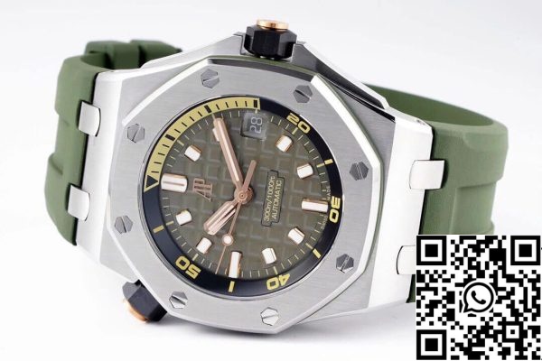 Audemars Piguet Royal Oak Offshore 15720ST OO A052CA 01 1 1 Best Edition ZF Factory Green Dial EU kellokauppa 8285 Audemars Piguet Royal Oak Offshore 15720ST.OO.A052CA.01 1:1 Best Edition ZF Factory Green Dial