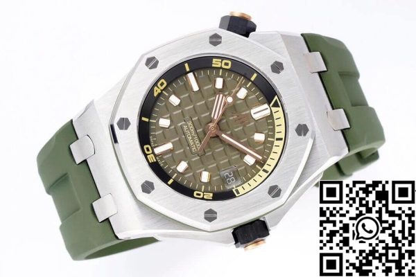 Audemars Piguet Royal Oak Offshore 15720ST OO A052CA 01 1 1 Best Edition ZF Factory vihreä kellotaulu EU Watch Store 943 Audemars Piguet Royal Oak Offshore 15720ST.OO.A052CA.01 1:1 Best Edition ZF Factory vihreä kellotaulu
