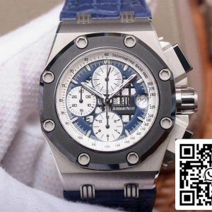 أوديمار بيغيه رويال أوفشور 26078PO.OO.OO.D018CR.01 أفضل إصدار من أوديمار بيغه رويال أوفشور 26078PO.OO.D018CR.01: 1 أفضل إصدار من مصنع JF الميناء الأزرق ETA3126 السويسري