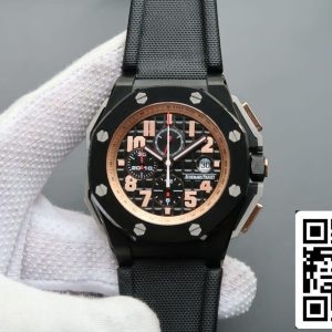 Audemars Piguet Royal Oak Offshore 26378IO.OO.A001KE.01 1:1 Best Edition JF Factory V2 Sort urskive