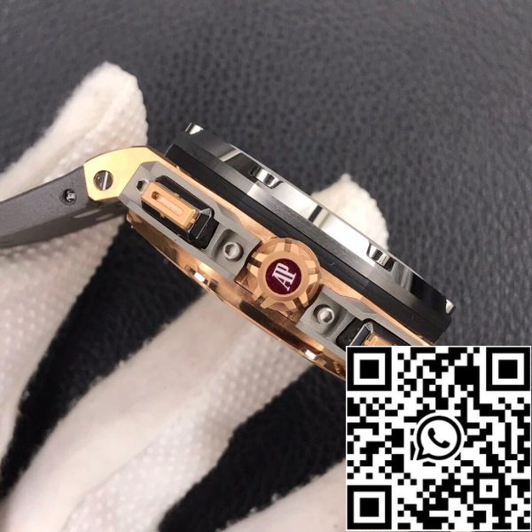 オーデマピゲロイヤルオークオフショア26568OM OO A004CA 01 1:1ベスト版JFファクトリーローズゴールドEUの時計店690オーデマピゲロイヤルオークオフショア26568OM.OO.A004CA.01 1:1ベスト版JFファクトリーローズゴールド