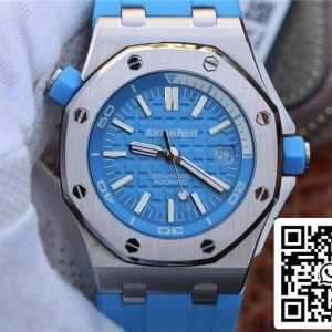 Audemars Piguet Royal Oak Offshore Diver 15710ST.OO.A032CA.01 1:1 Best Edition JF Factory Blue Dial