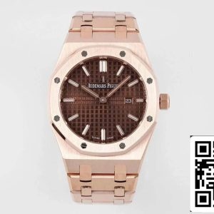 オーデマピゲロイヤルオーククォーツ33MM 67650OR.OO.1261OR.01 1:1ベスト版ZFファクトリーブラウンダイヤル