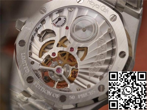 Audemars Piguet Royal Oak Tourbillon 26522ST OO 1220ST 01 R8 Factory 1 1 Best Edition Swiss Tourbillon Purple Dial EU Watch Store 5214 Audemars Piguet Royal Oak Tourbillon 26522ST.OO.1220ST.01 R8 Factory 1:1 Best Edition Swiss Tourbillon Purple Dial