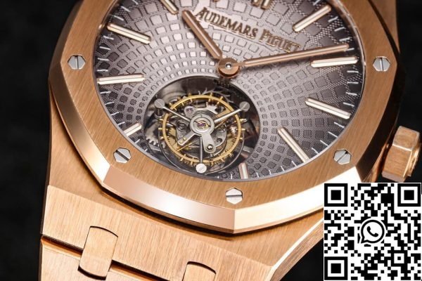 Audemars Piguet Royal Oak Tourbillon 26530OR OO 1220OR 01 1 1 Best Edition R8 Factory Quadrante Grigio EU Watch Store 3439 Audemars Piguet Royal Oak Tourbillon 26530OR.OO.1220OR.01 1:1 Best Edition R8 Factory Quadrante Grigio