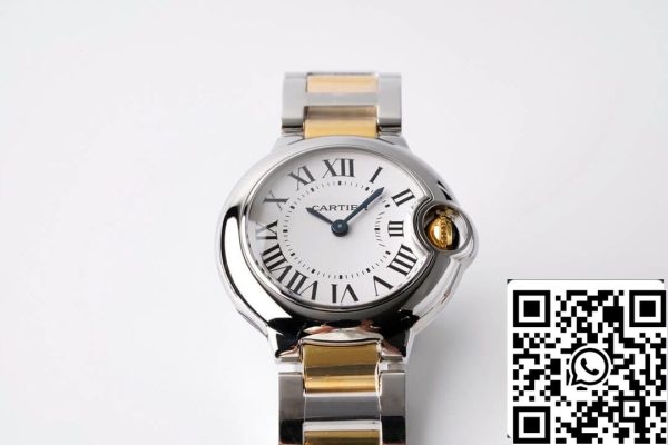 Ballon Bleu De Cartier 28MM W69007Z3 1 1 Best Edition AF Factory bela izbira ZDA replika Watch 471 Ballon Bleu De Cartier 28MM W69007Z3 1: 1 Best Edition AF Factory bela izbira