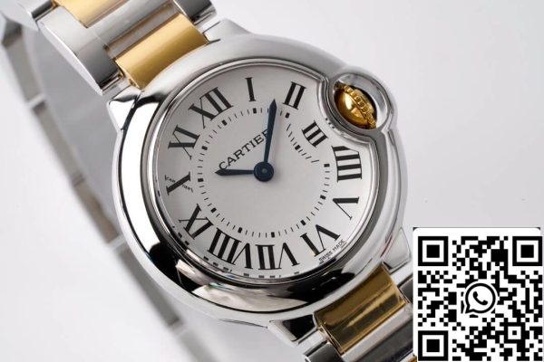 Ballon Bleu De Cartier 28MM W69007Z3 1 1 Best Edition AF Factory bela izbira ZDA replika Watch 5378 Ballon Bleu De Cartier 28MM W69007Z3 1: 1 Best Edition AF Factory bela izbira