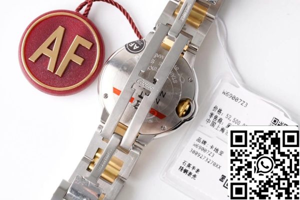 Ballon Bleu De Cartier 28MM W69007Z3 1 1 Best Edition AF Factory bela izbira ZDA replika Watch 8156 Ballon Bleu De Cartier 28MM W69007Z3 1: 1 Best Edition AF Factory bela izbira