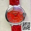 Ballon Bleu De Cartier 36MM 1:1 Best Edition 3K Factory Red Dial