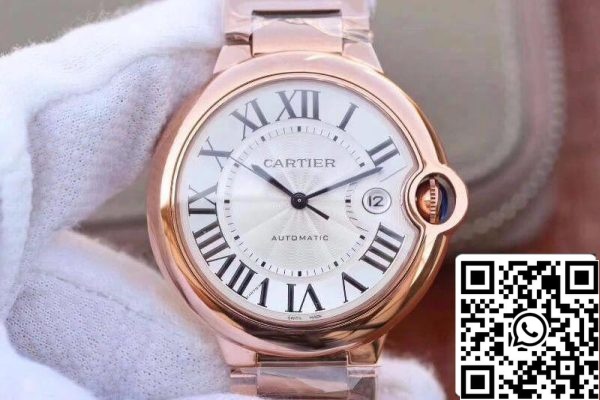 Ballon Bleu De Cartier 42MM W69006Z2 V9 Factory 1 1 Лучшая версия Swiss ETA2671 с серебристым текстурированным циферблатом, реплика часов из США 2922 Ballon Bleu De Cartier 42MM W69006Z2 V9 Factory 1:1 Лучшая версия Swiss ETA2671 с серебристым текстурированным циферблатом